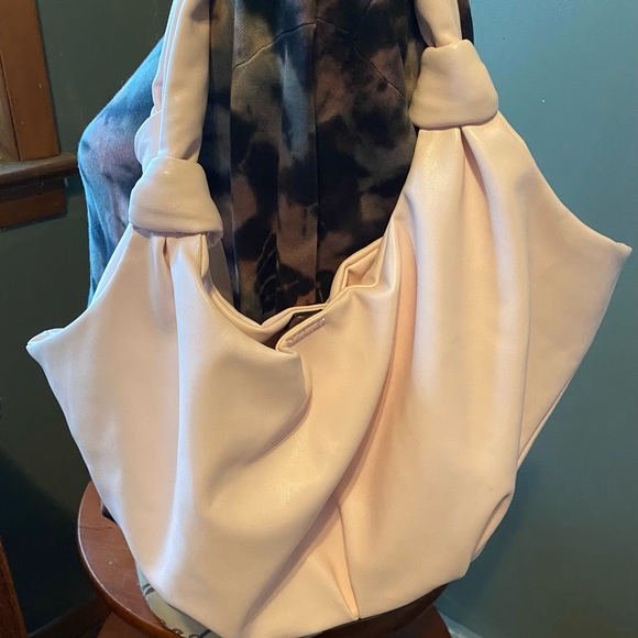 INC Ultra soft faux leather powder pink purse. - Picture 3 of 6